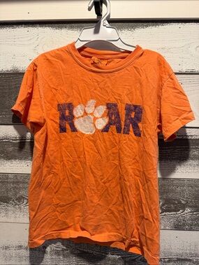 Comfort Colors Kids' ROAR Paw Clemson Tee
